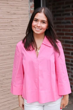 Delores Poplin Top