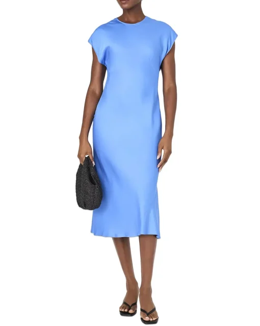 Ennis Satin Midi Dress