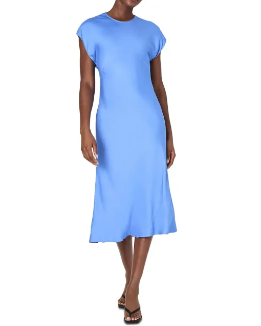 Ennis Satin Midi Dress
