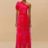 Guipuire One Shoulder Dress