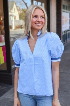 Harper Striped Top