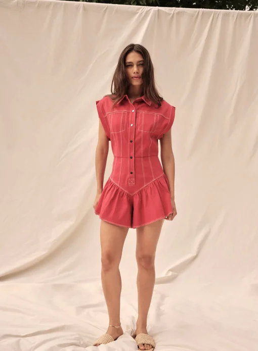 Kiera Denim Romper