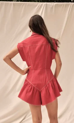 Kiera Denim Romper