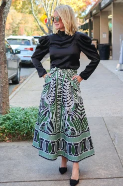Lace Nature Maxi Skirt