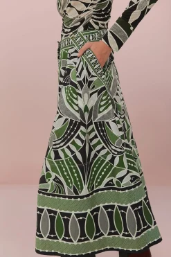 Lace Nature Maxi Skirt