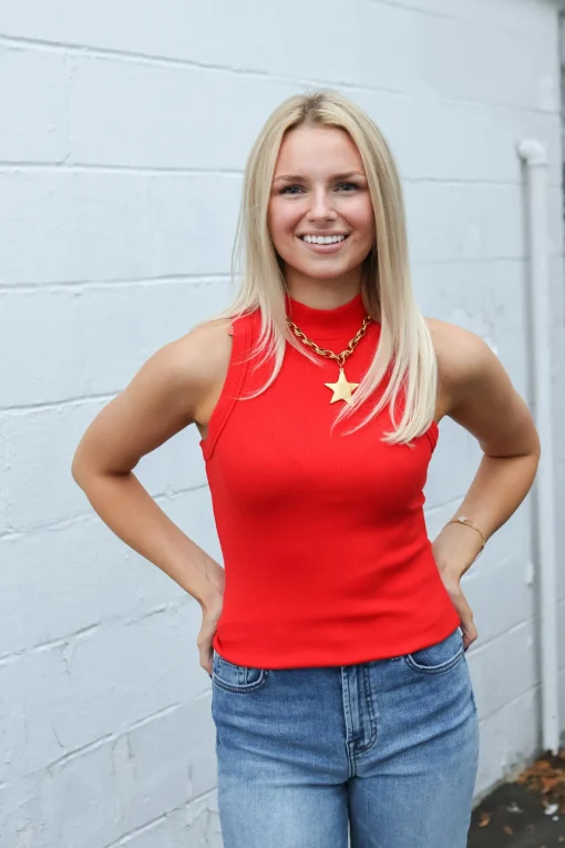 Mock Neck Tank