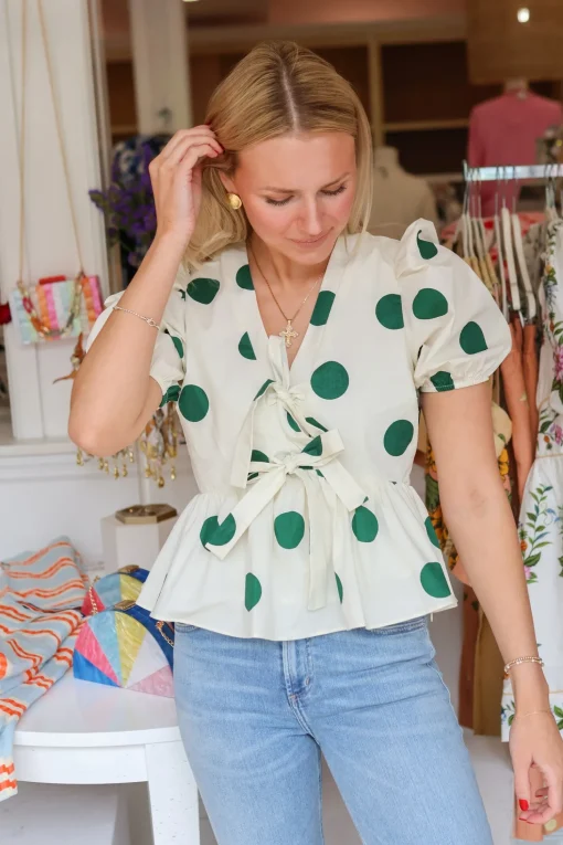 Nora Polka Dot Top