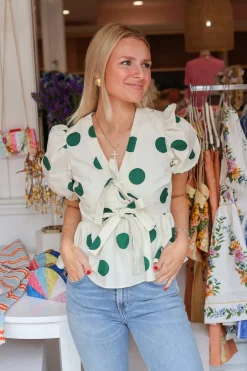 Nora Polka Dot Top