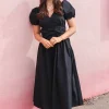 Ronnie Bow Midi Dress