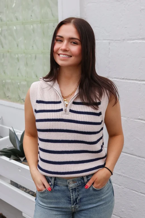 Toby Stripe Knit Top
