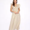 V Neck Maxi Dress