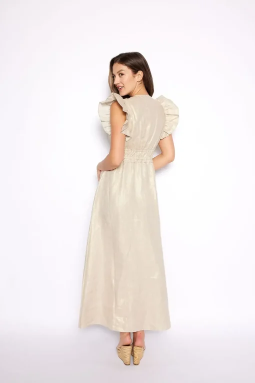 V Neck Maxi Dress