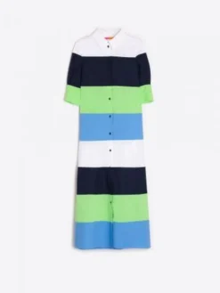 Verde Poplin Dress