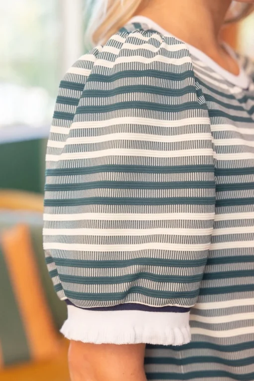 Mona Stripe Knit Top