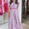 Paris Floral Maxi Dress